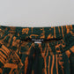 Multicolor Logo Print Silk Cargo Jogger Pants