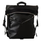 Sleek Downtown Designer Leather Backpack