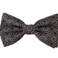 Elegant Black Silk Bow Tie