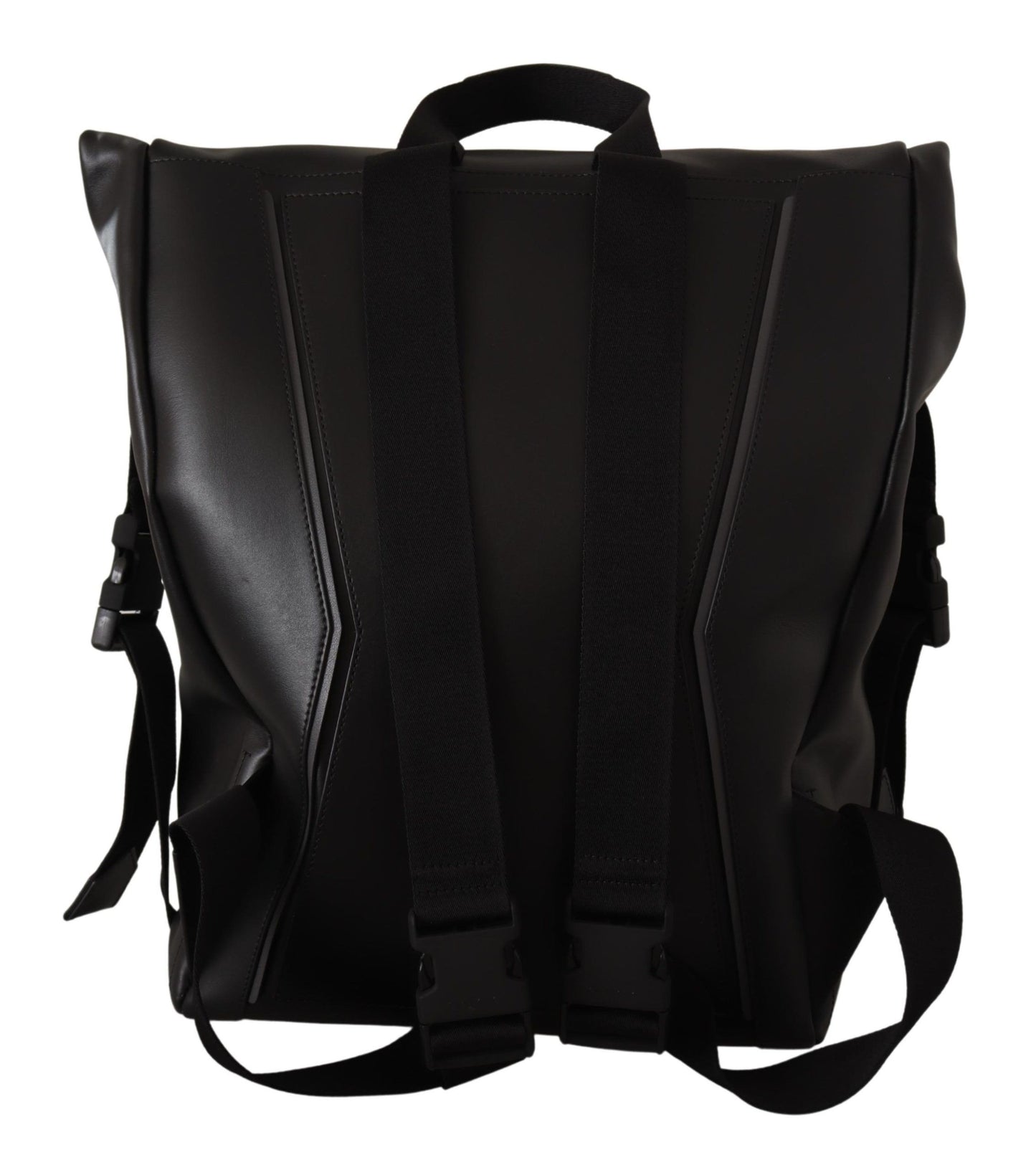 Sleek Downtown Designer Leather Backpack