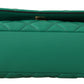 Elegant Green Nappa Leather Small Crossbody