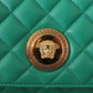 Elegant Green Nappa Leather Small Crossbody