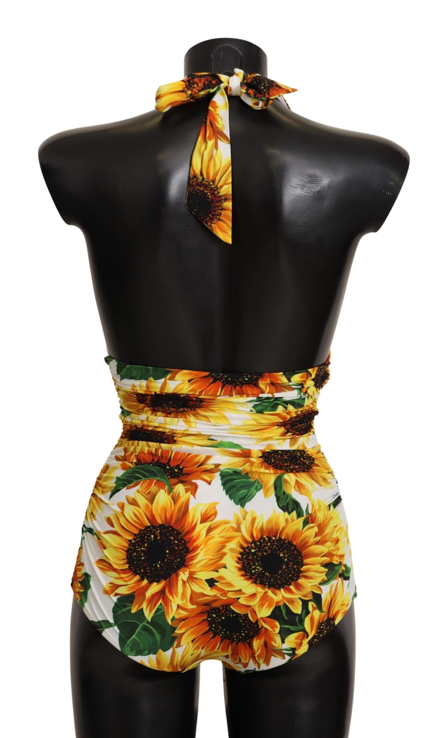 Chic Sunflower Print One Piece Bikini