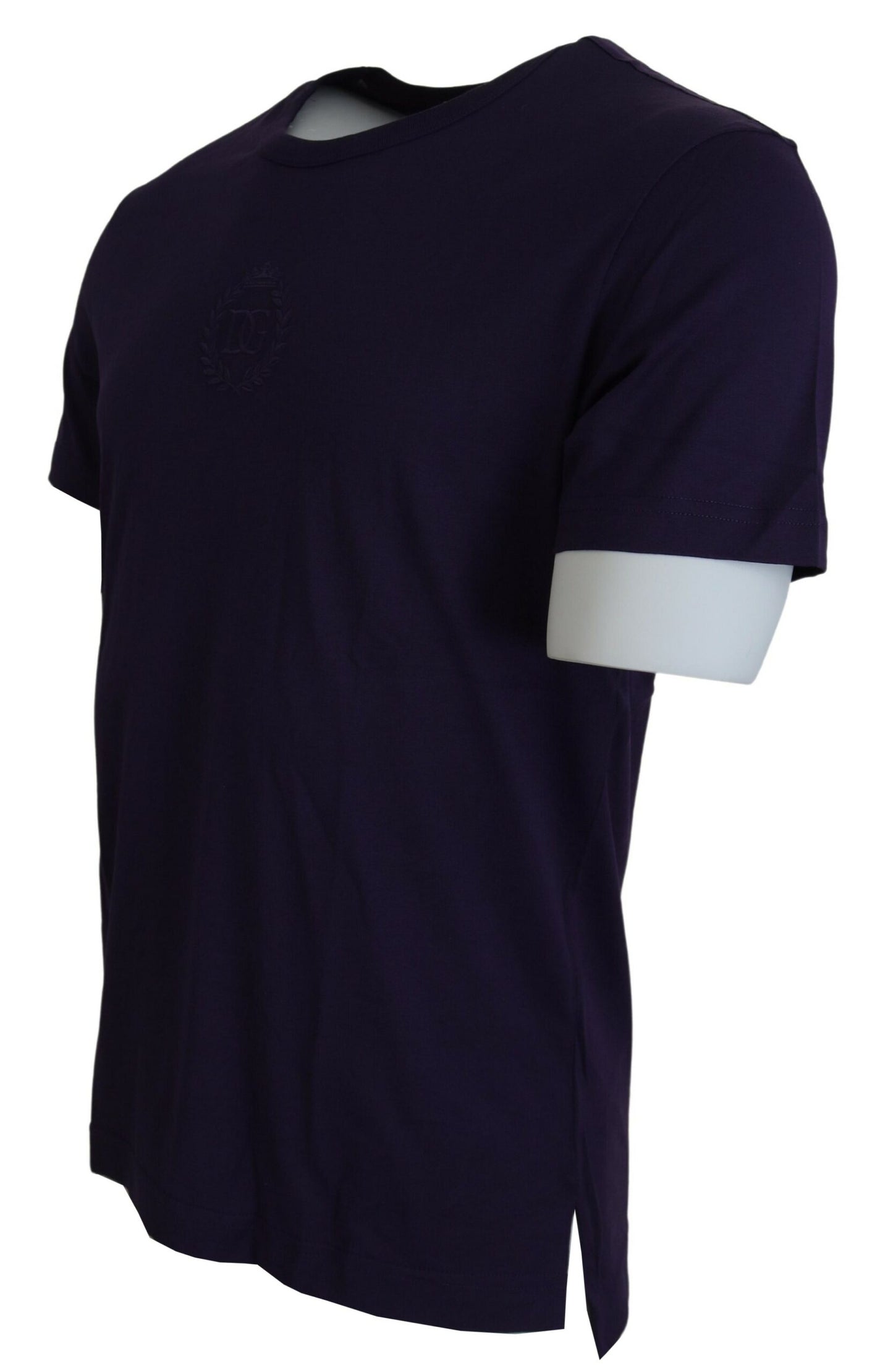 Elegant Purple Cotton T-Shirt