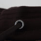 Brown Solid Men Drawstring Jogger Pants