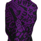 Elegant Silk Square Scarf in Purple