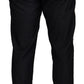 Black Silk Bandana Print Pants