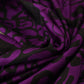 Elegant Silk Square Scarf in Purple