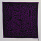 Elegant Silk Square Scarf in Purple