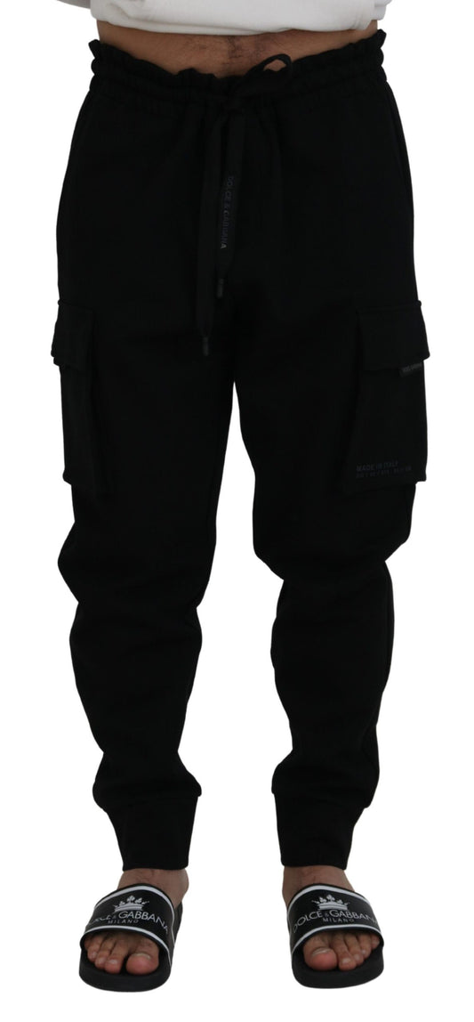 Elegant Black Jogger Pants for Men