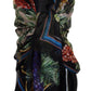 Elegant Multicolor Silk Scarf