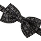 Elegant Polka Dot Silk Bow Tie