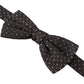 Elegant Polka Dot Silk Bow Tie
