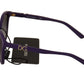 Elegant Purple Frame Black Lens Shades
