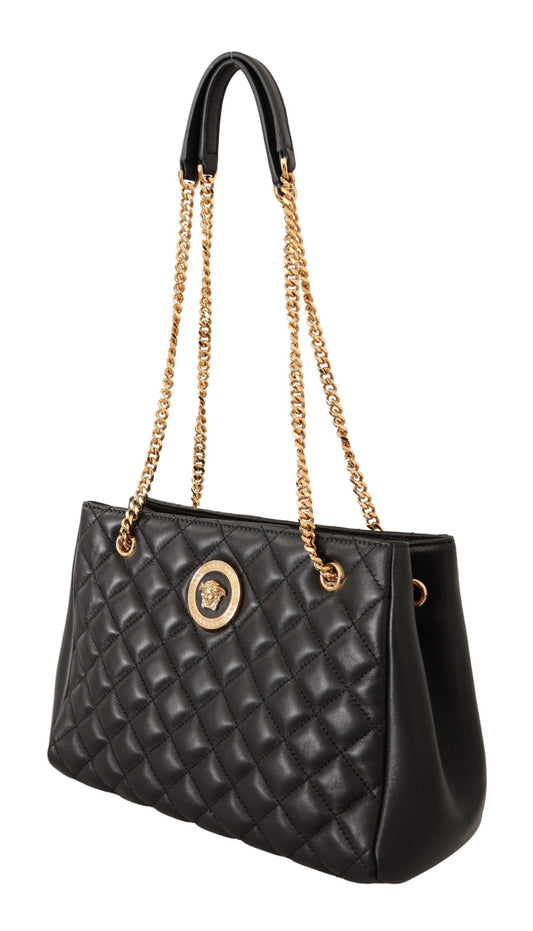 Quilted Nappa Leather Tote - Timeless Elegance