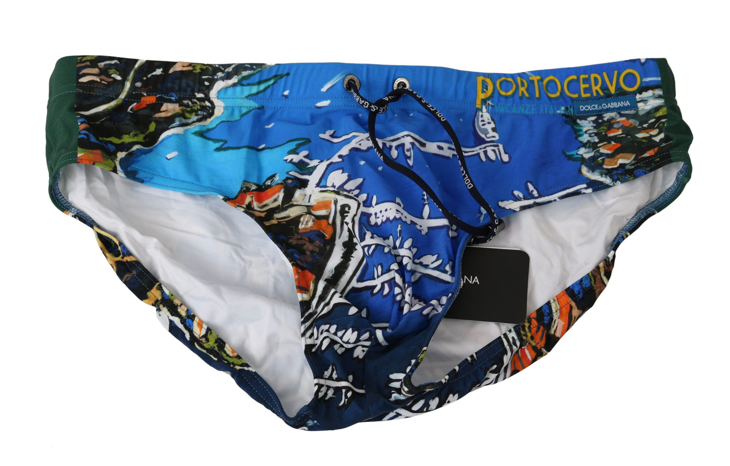 Elegant PORTOCERVO Print Swim Briefs