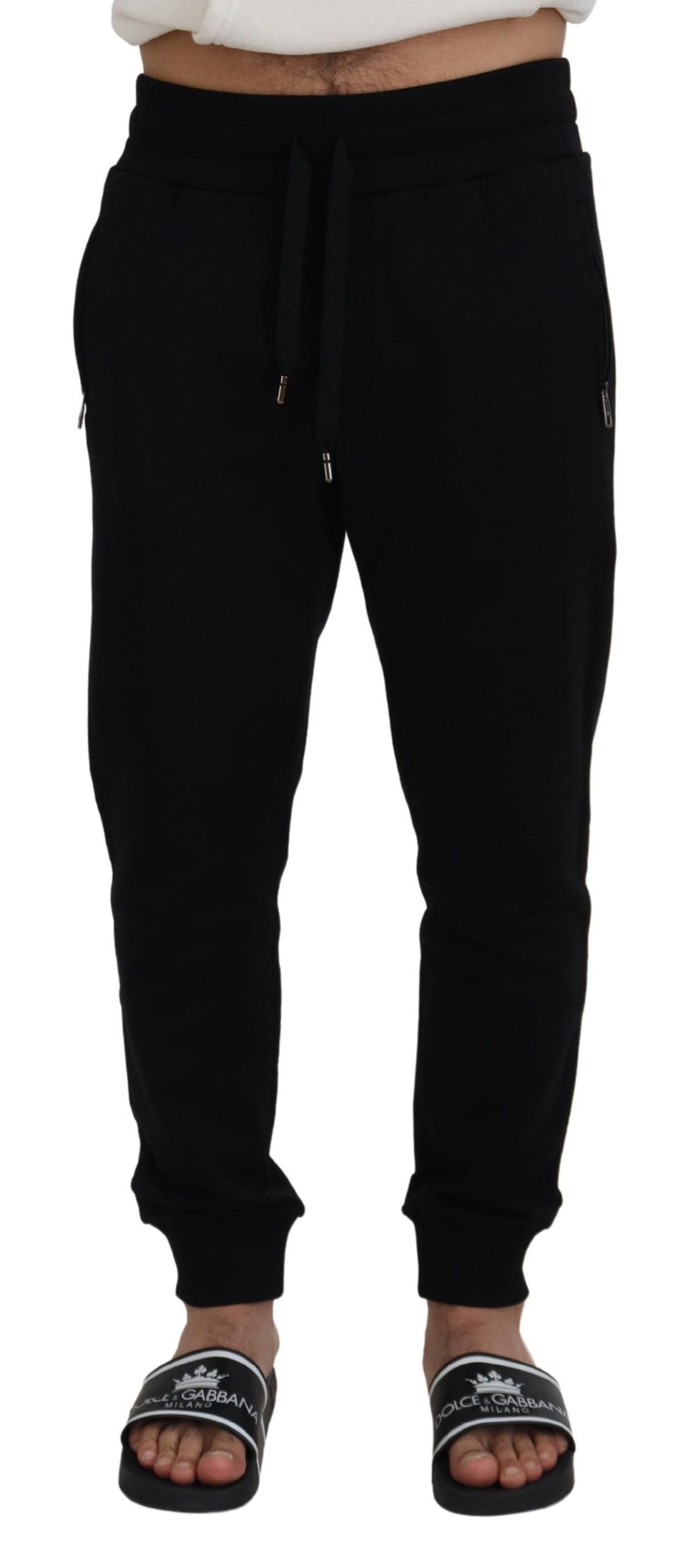 Elite Casual Black Sweatpants