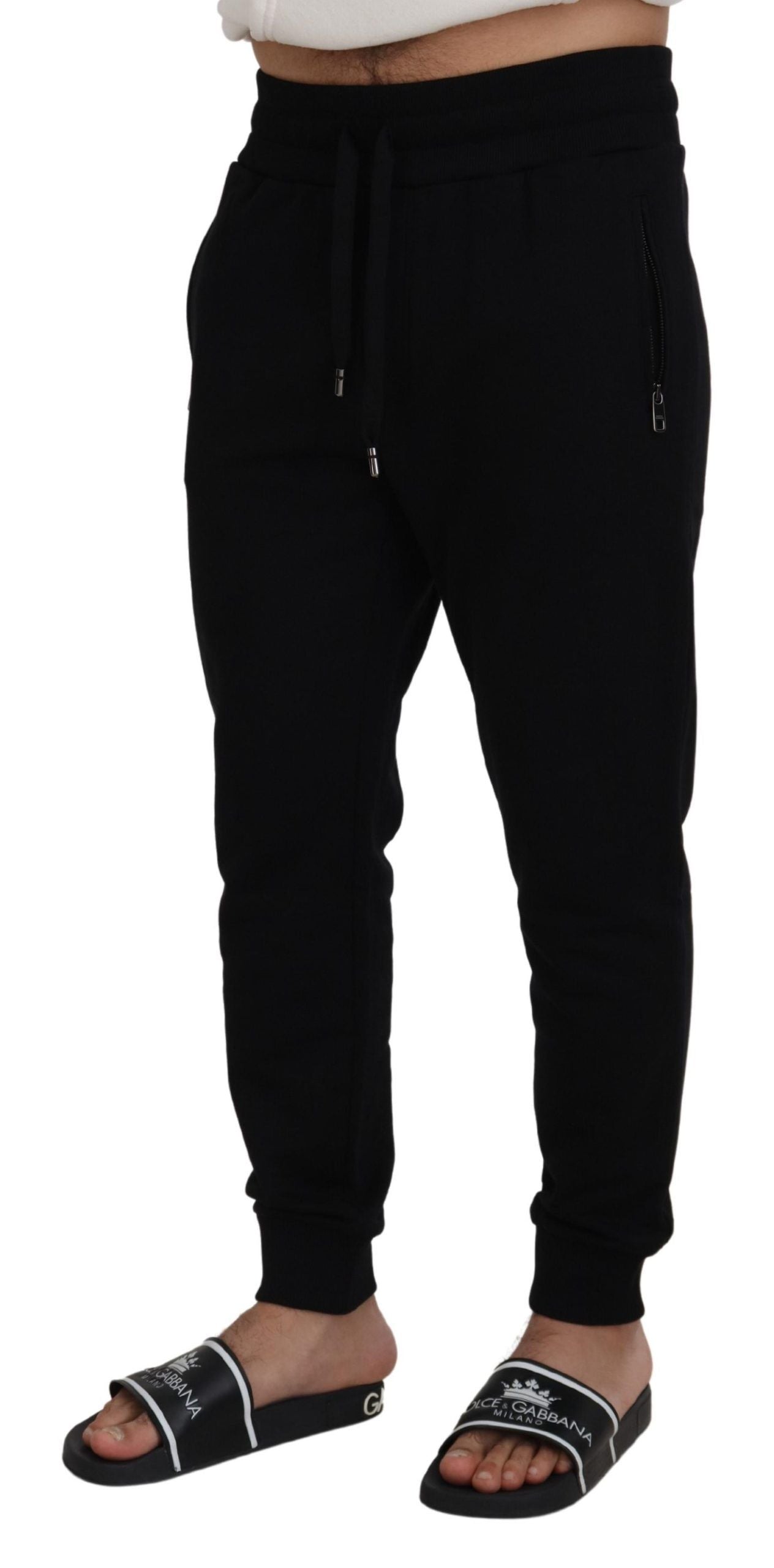 Elite Casual Black Sweatpants