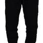 Black Cotton Men Jogger Pants