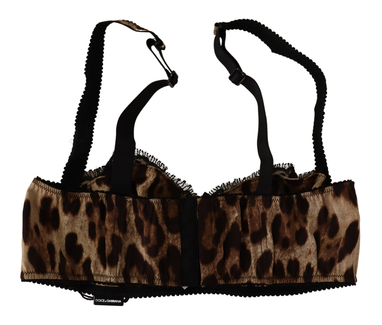 Elegant Leopard Silk Bra