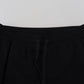 Black Cotton Men Jogger Pants