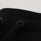 Black Cotton Men Jogger Pants