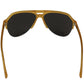 Chic Semi Rimless Double Bridge Sunglasses