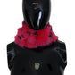 Fuchsia Fur Shearling Elegance Scarf