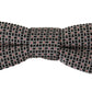 Elegant Black Silk Bow Tie