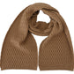 Dark Brown Wrap Shawl Knitted Camel Scarf