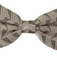Elegant Silk Grey Bow Tie