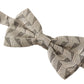 Elegant Silk Grey Bow Tie