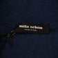 Elegant Dark Blue Wool Casual Shirt