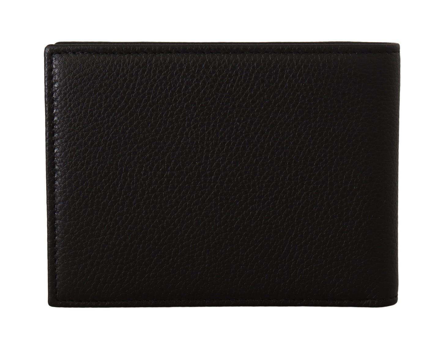 Elegant Black Leather Bifold Wallet