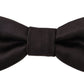 Elegant Silk Black Bow Tie