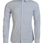 Blue Striped SICILIA Men Long Sleeves Shirt