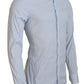 Blue Striped SICILIA Men Long Sleeves Shirt