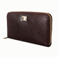 Elegant Bordeaux Leather Continental Wallet