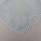 Light Blue Lace Silk Shawl Square Wrap Scarf