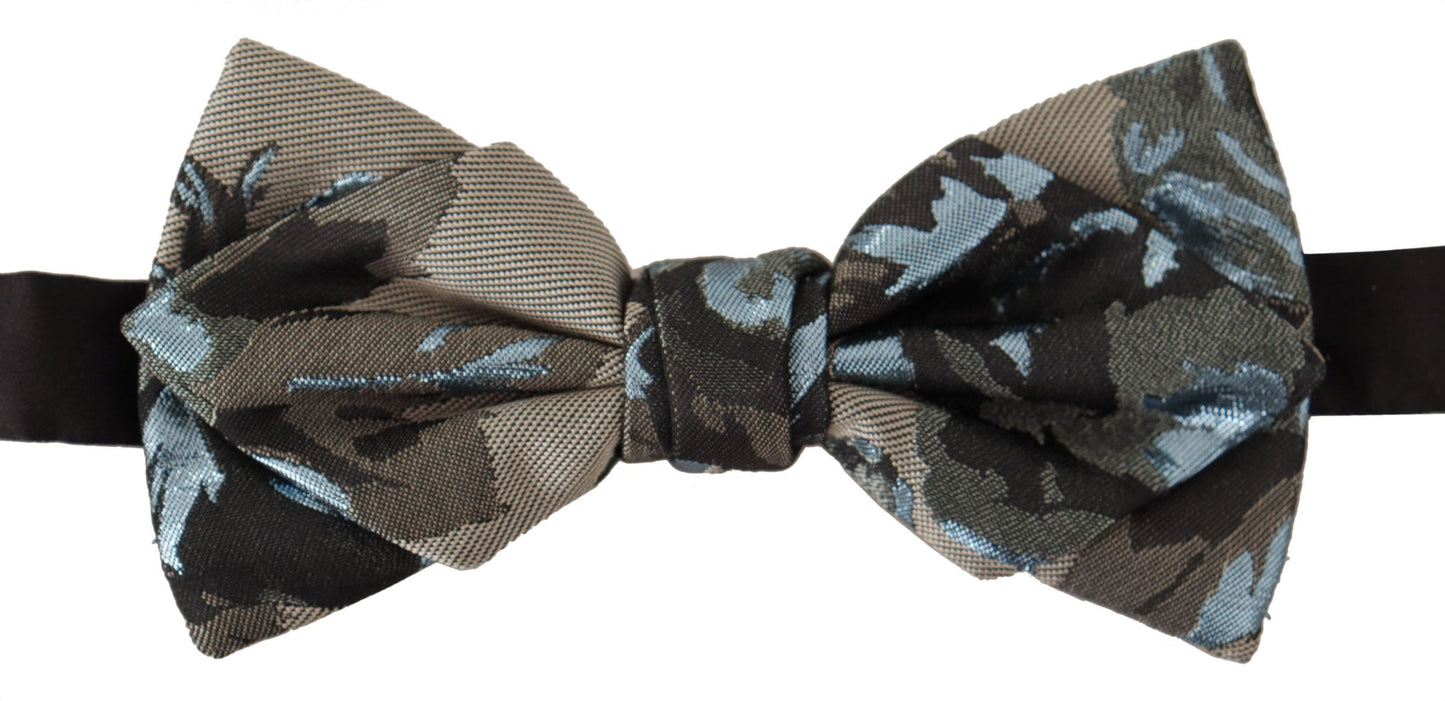 Multicolor Silk Adjustable Bow Tie