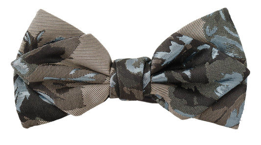 Multicolor Silk Adjustable Bow Tie