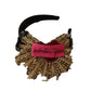 Regal Gold Silk Diadem Headband