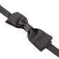 Elegant Black Silk Bow Tie