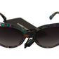 Chic Green Acetate Sunglasses for Her
