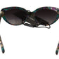 Chic Green Acetate Sunglasses for Her