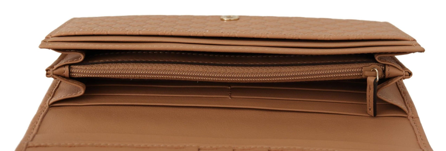 Elegant Leather Snap Closure Wallet