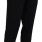 Black Tapered Chino Men Formal Pants