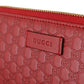 Elegant Leather Zip Wallet in Ravishing Red