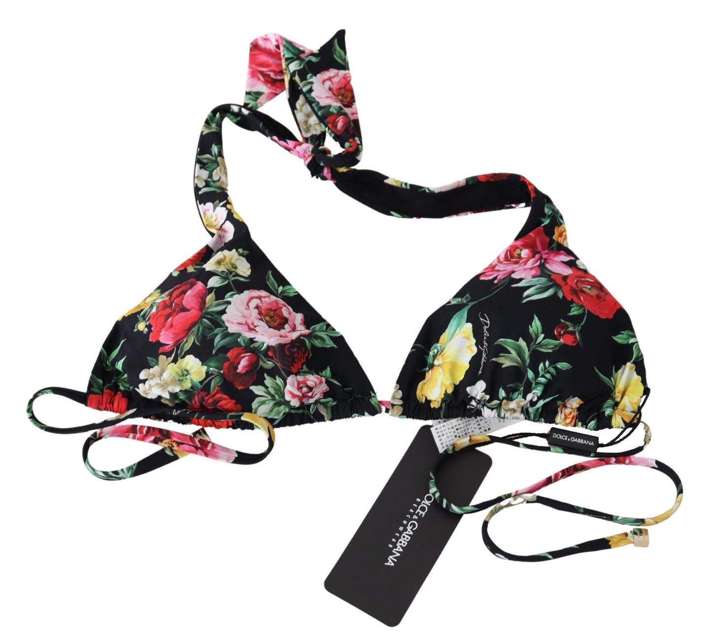 Floral Elegance Bikini Top