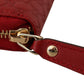Elegant Leather Zip Wallet in Ravishing Red